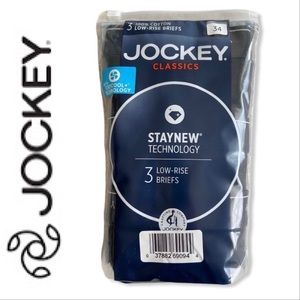 JOCKEY Classics Men’s Low Rise Black Briefs 34